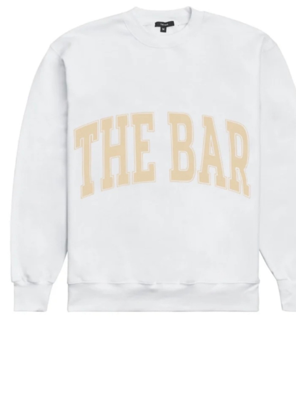 THE BAR varsity sweatshirt L